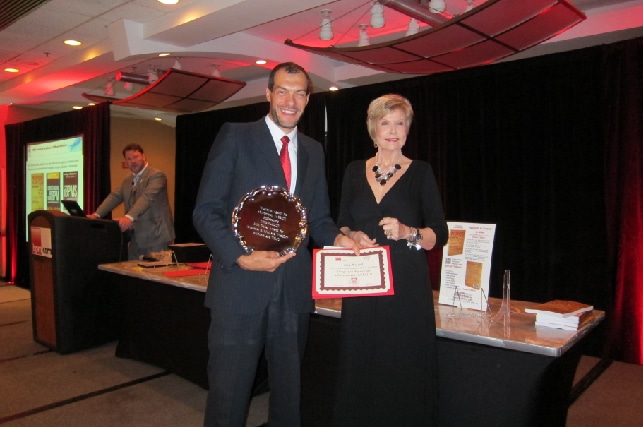 Juan Moreno en Recepción de Premio Internacional WfMC