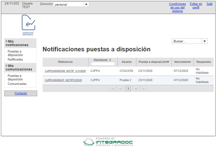 Domicilio electrónico